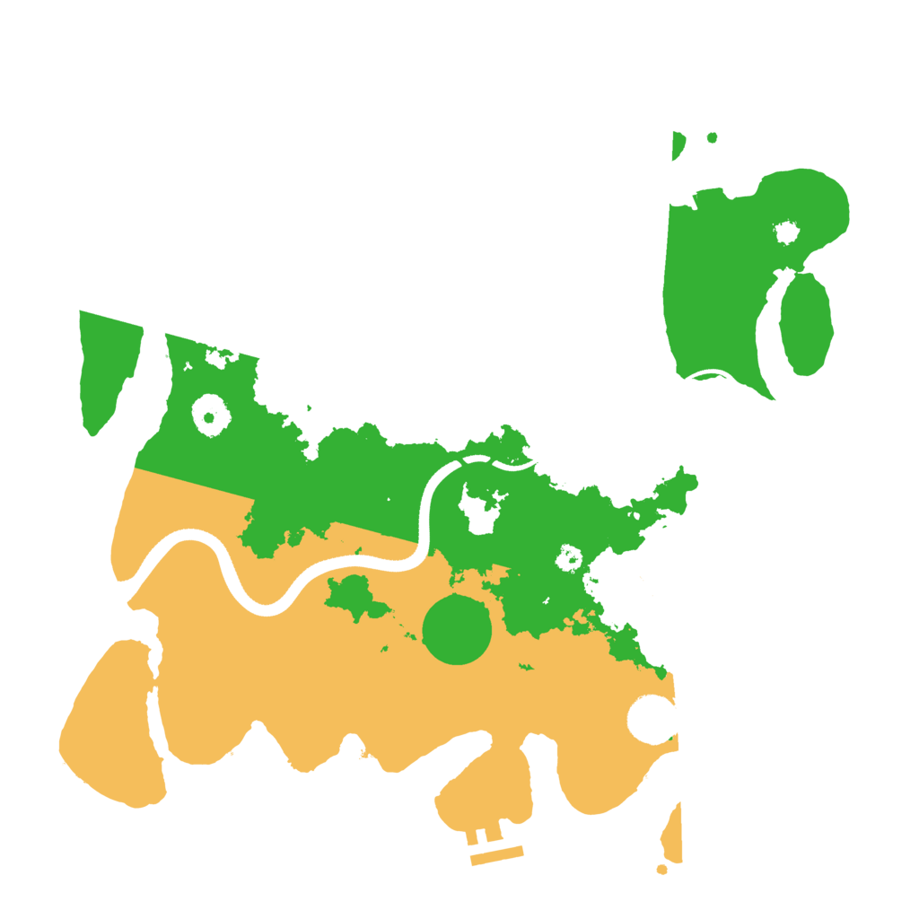 Biome Rust Map: Procedural Map, Size: 3500, Seed: 1266078510