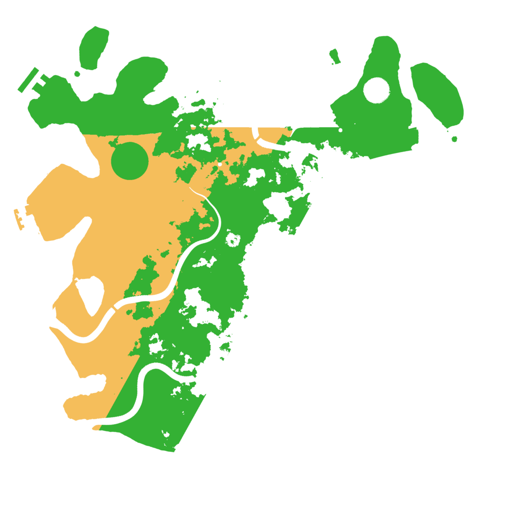 Biome Rust Map: Procedural Map, Size: 3600, Seed: 3138