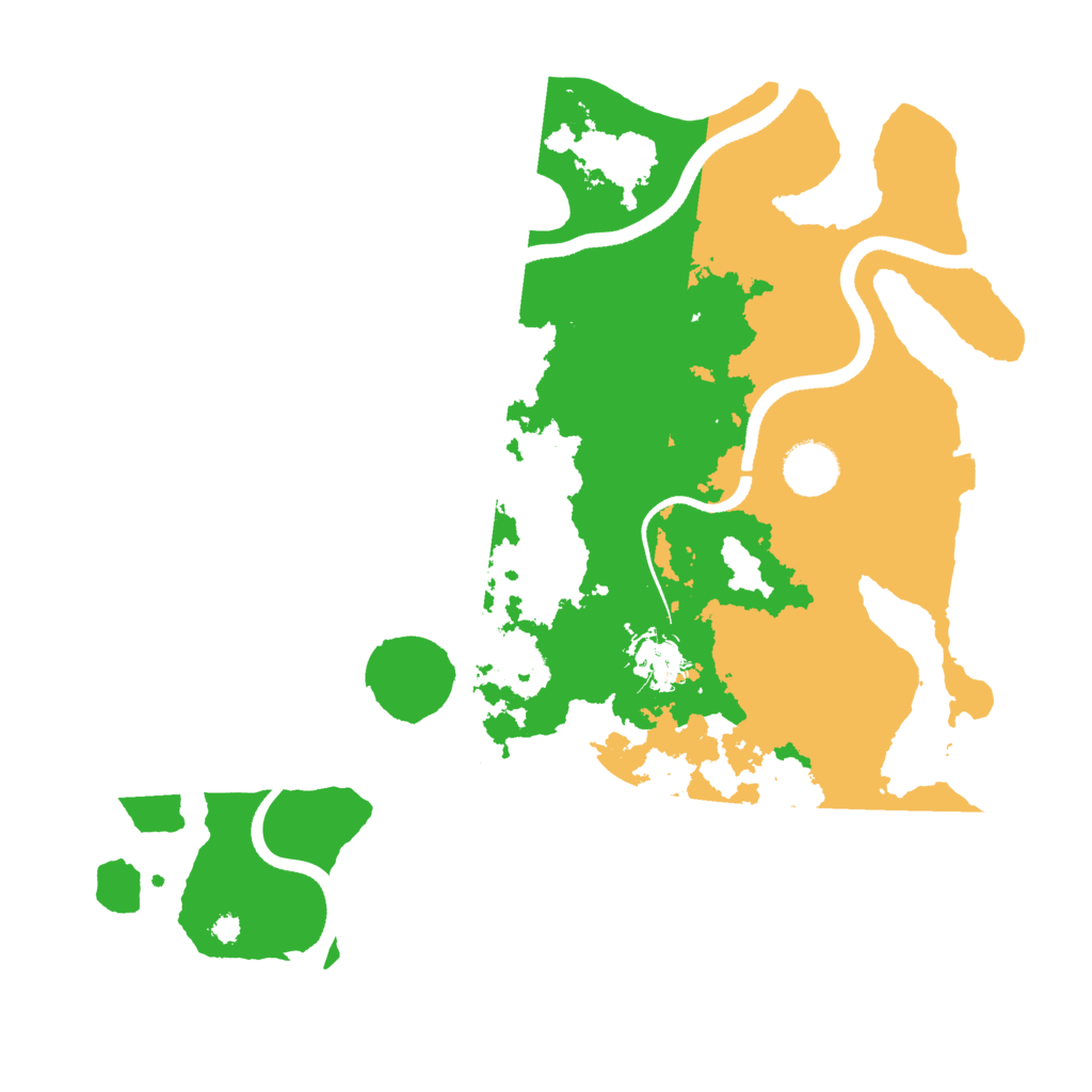 Biome Rust Map: Procedural Map, Size: 3500, Seed: 636576076