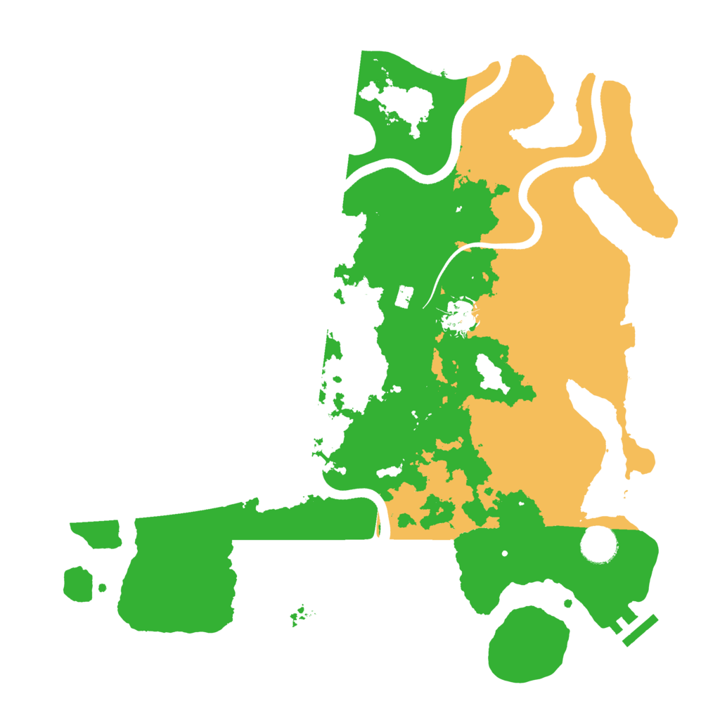 Biome Rust Map: Procedural Map, Size: 3500, Seed: 636576076