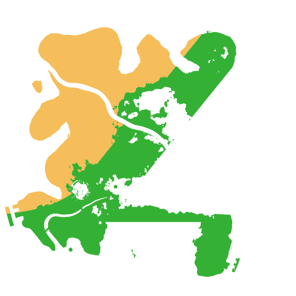 Biome Rust Map: Procedural Map, Size: 3000, Seed: 1881132069