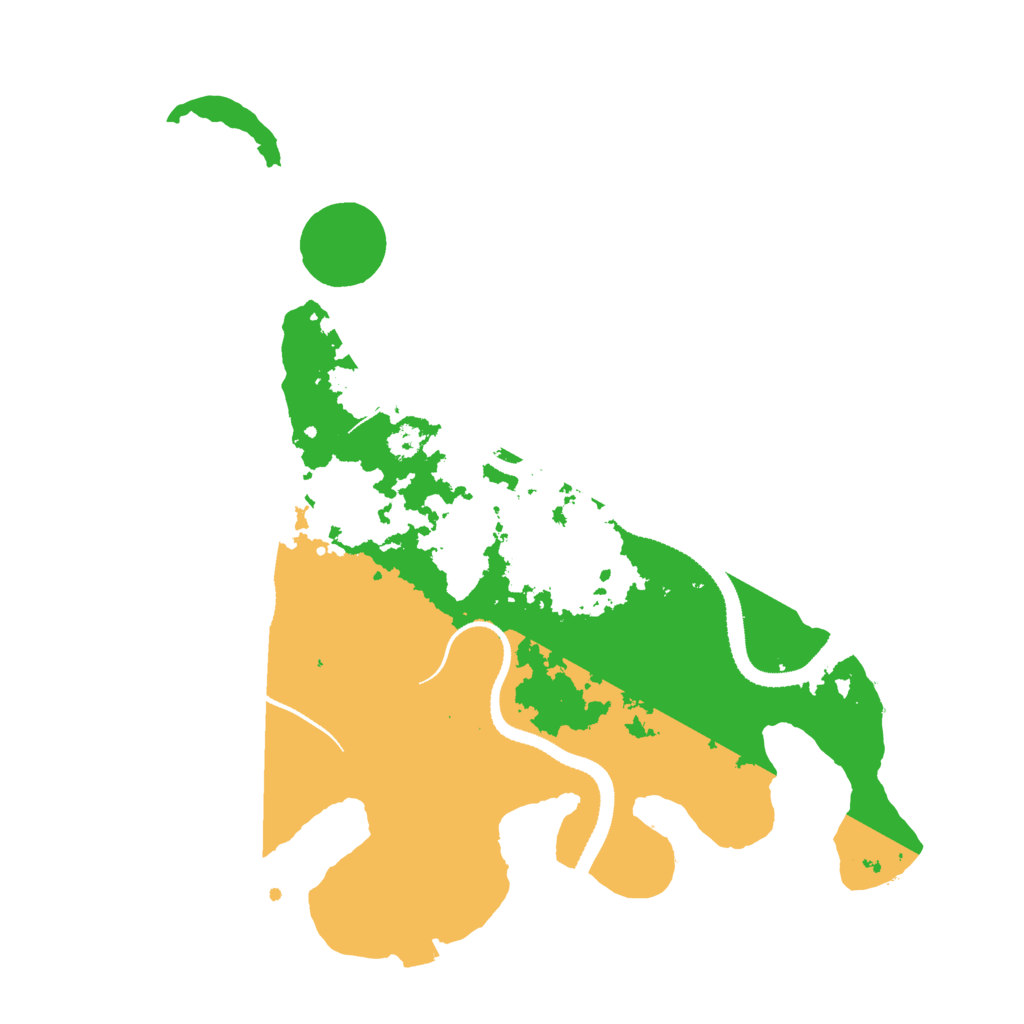 Biome Rust Map: Procedural Map, Size: 3250, Seed: 39