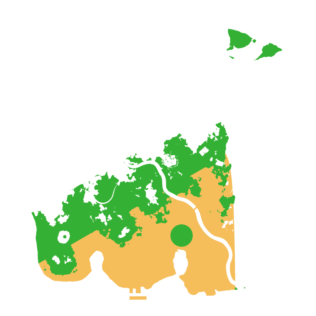 Biome Rust Map: Procedural Map, Size: 3750, Seed: 957425174