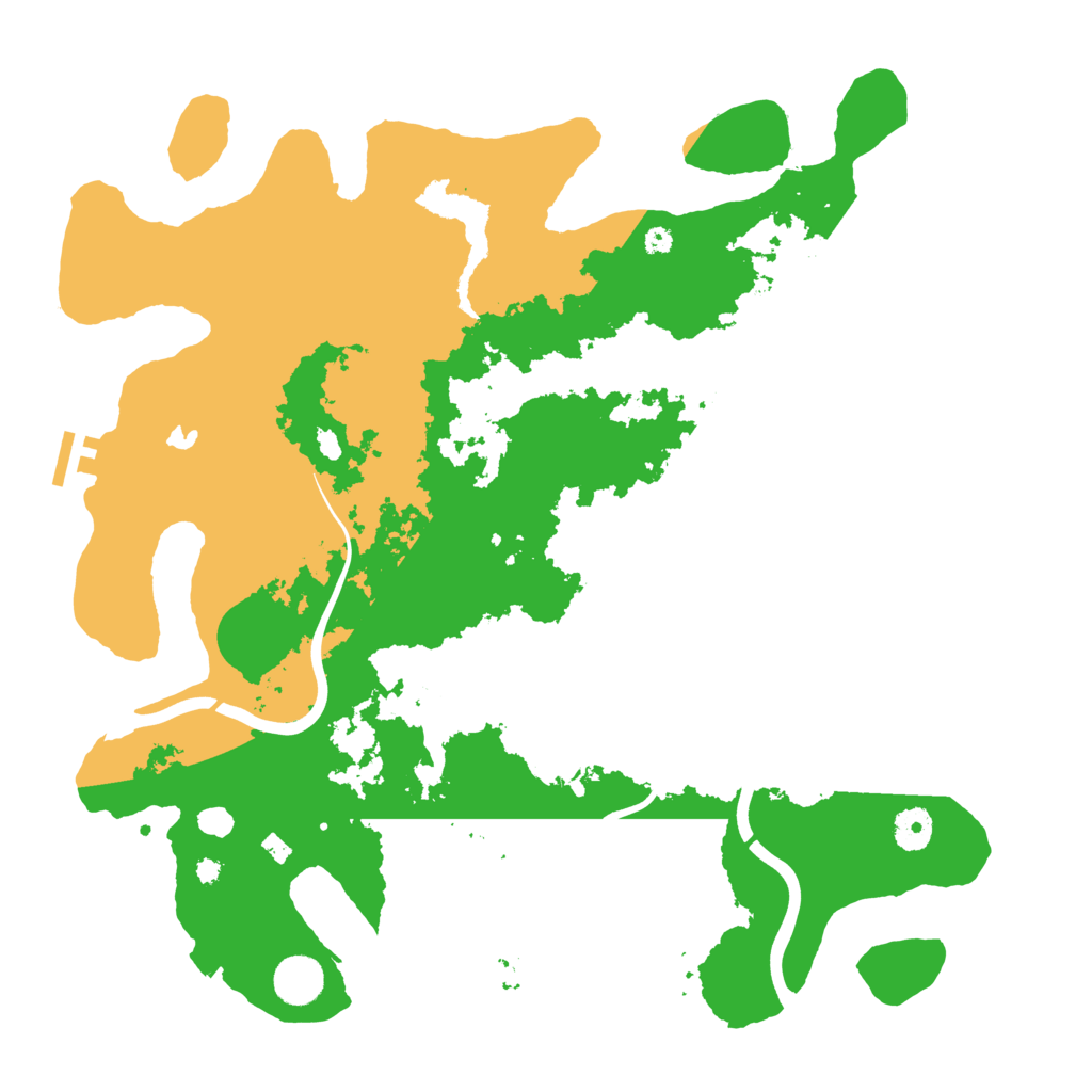 Biome Rust Map: Procedural Map, Size: 4000, Seed: 80276057