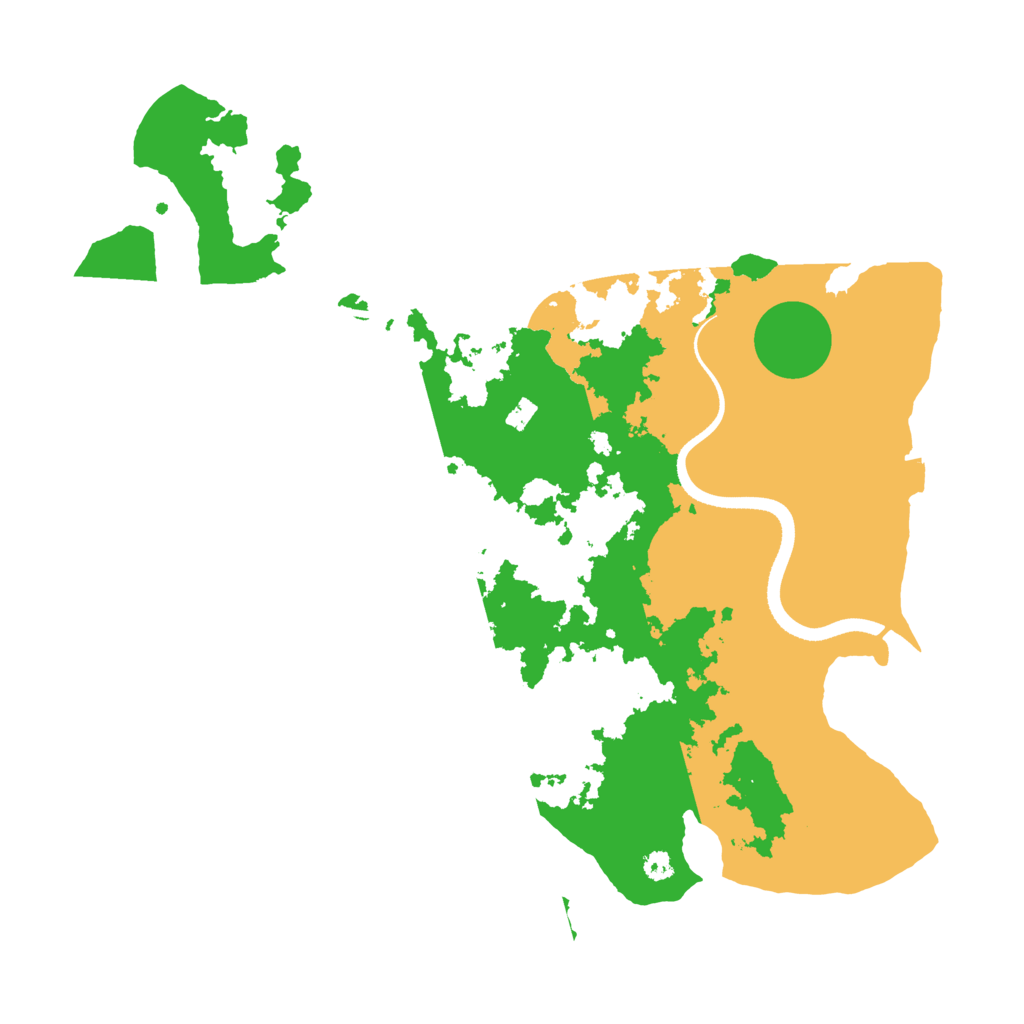 Biome Rust Map: Procedural Map, Size: 3500, Seed: 573178631
