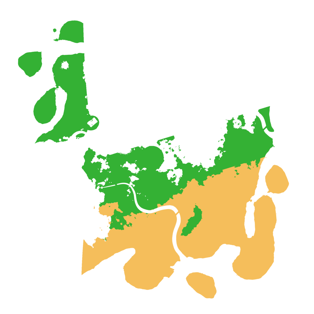 Biome Rust Map: Procedural Map, Size: 3600, Seed: 39032891