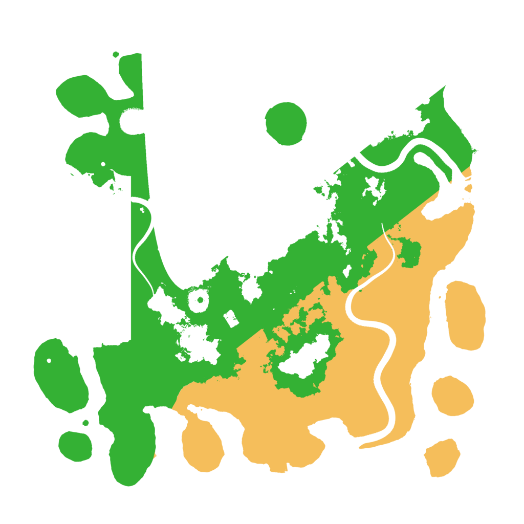 Biome Rust Map: Procedural Map, Size: 3500, Seed: 252954466