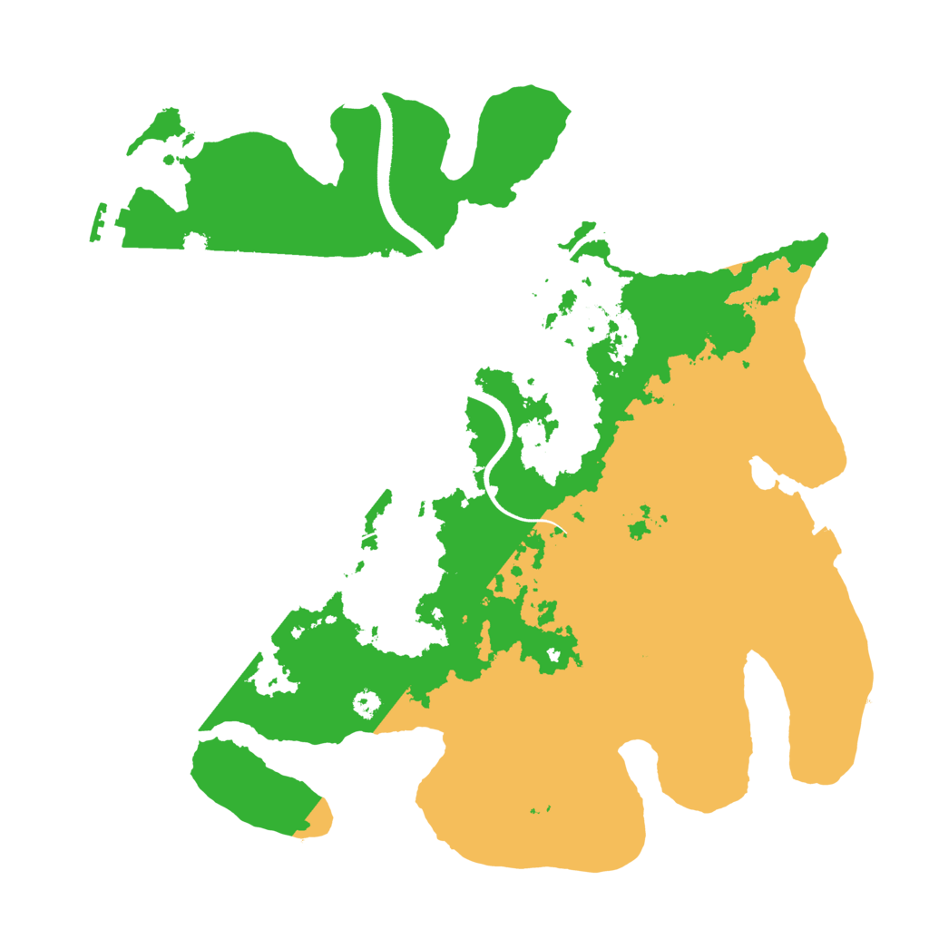 Biome Rust Map: Procedural Map, Size: 3500, Seed: 1213136570