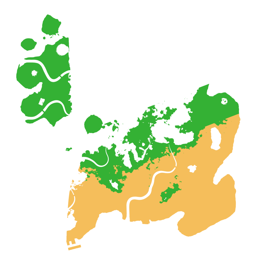Biome Rust Map: Procedural Map, Size: 4000, Seed: 57485037