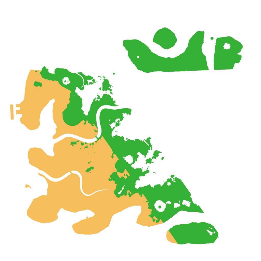 Biome Rust Map: Procedural Map, Size: 3500, Seed: 683919920