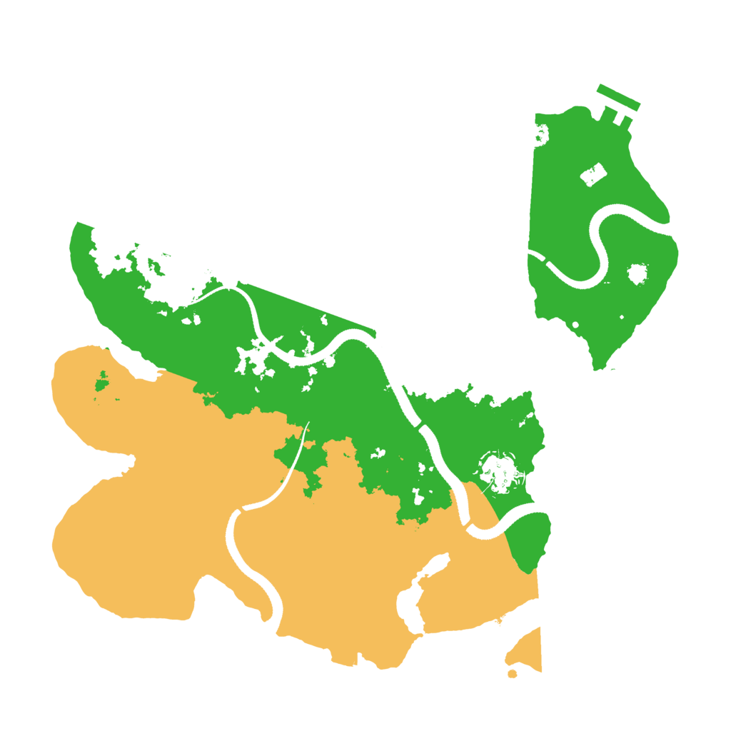 Biome Rust Map: Procedural Map, Size: 3250, Seed: 1910261859