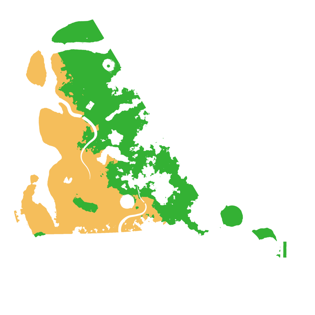 Biome Rust Map: Procedural Map, Size: 4000, Seed: 7453