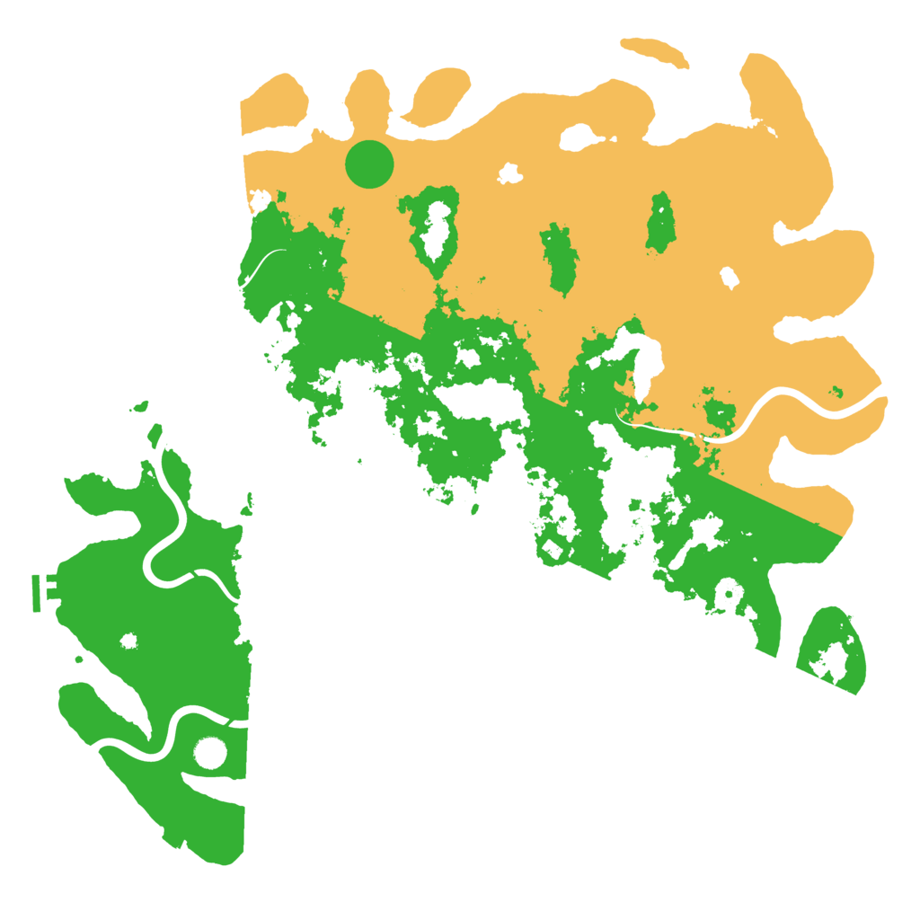 Biome Rust Map: Procedural Map, Size: 5000, Seed: 462664243