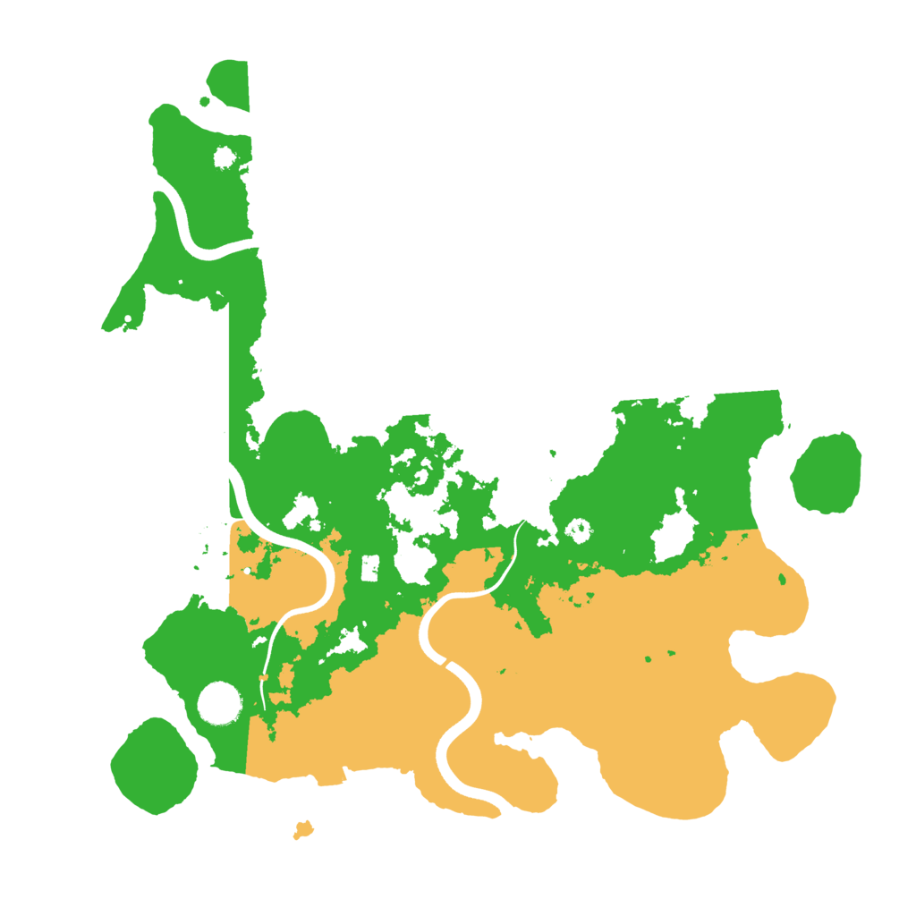 Biome Rust Map: Procedural Map, Size: 3700, Seed: 60451029