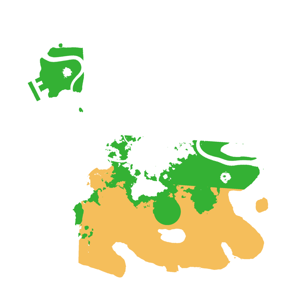 Biome Rust Map: Procedural Map, Size: 3000, Seed: 4094