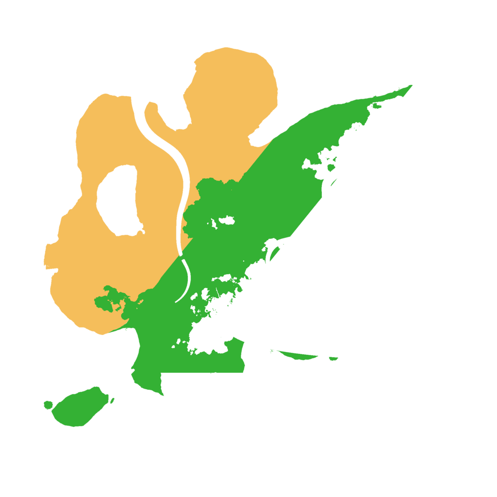 Biome Rust Map: Procedural Map, Size: 2300, Seed: 1833319879