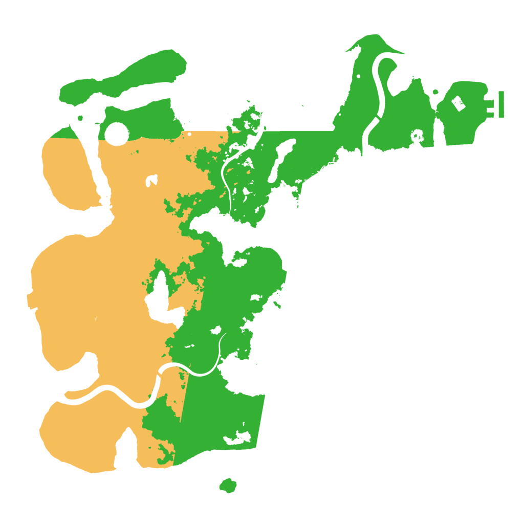 Biome Rust Map: Procedural Map, Size: 4000, Seed: 95520