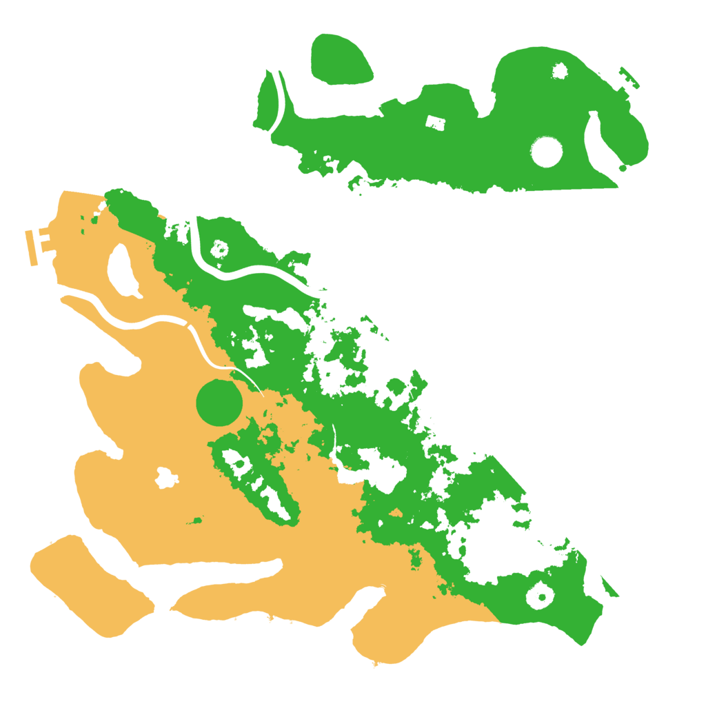 Biome Rust Map: Procedural Map, Size: 4000, Seed: 8851