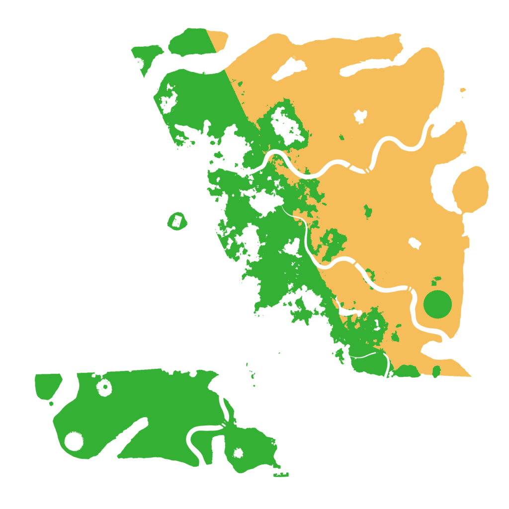 Biome Rust Map: Procedural Map, Size: 4750, Seed: 42500