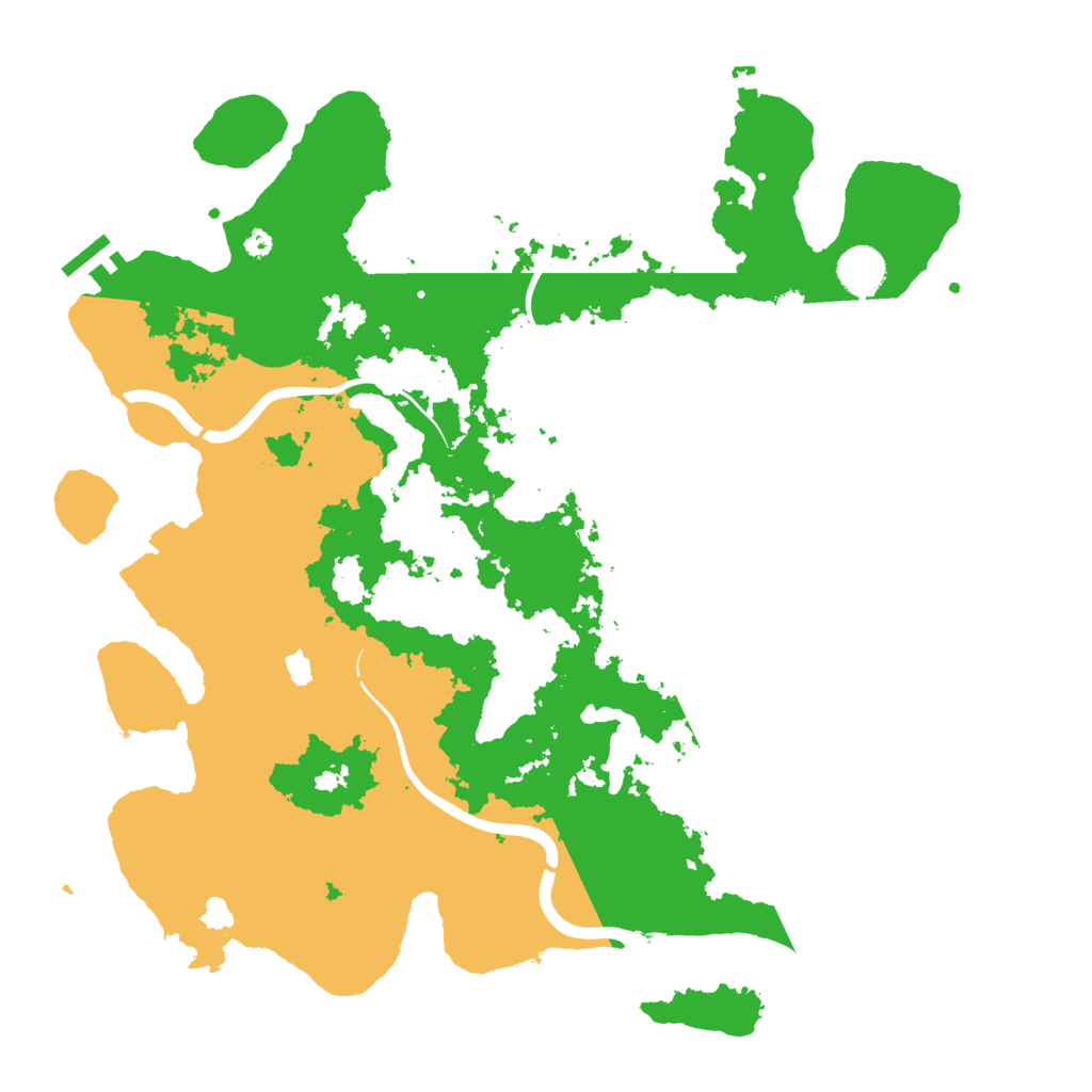 Biome Rust Map: Procedural Map, Size: 4000, Seed: 18208