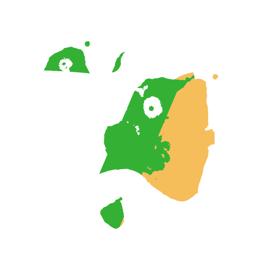 Biome Rust Map: Procedural Map, Size: 2000, Seed: 835175184