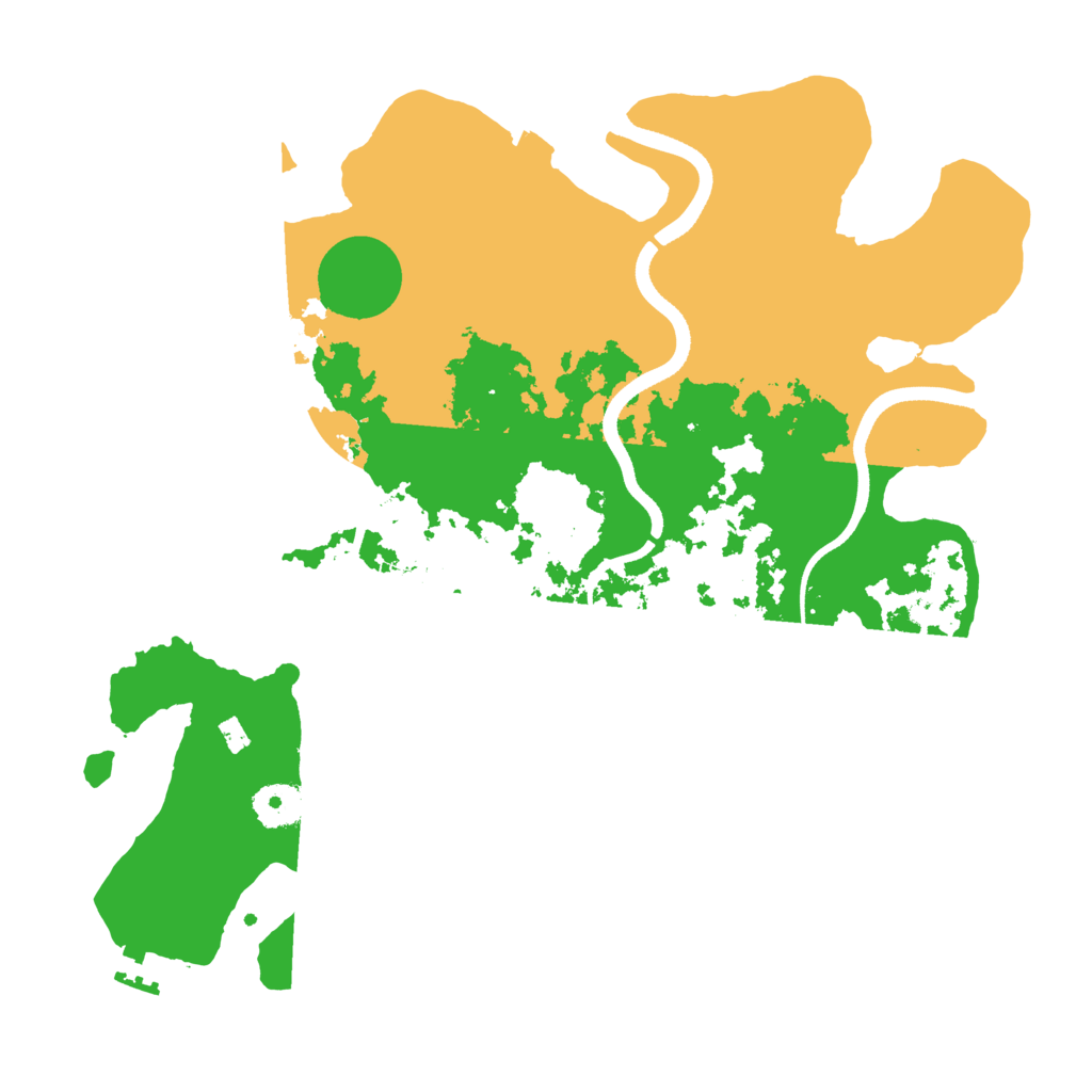 Biome Rust Map: Procedural Map, Size: 3500, Seed: 220364202