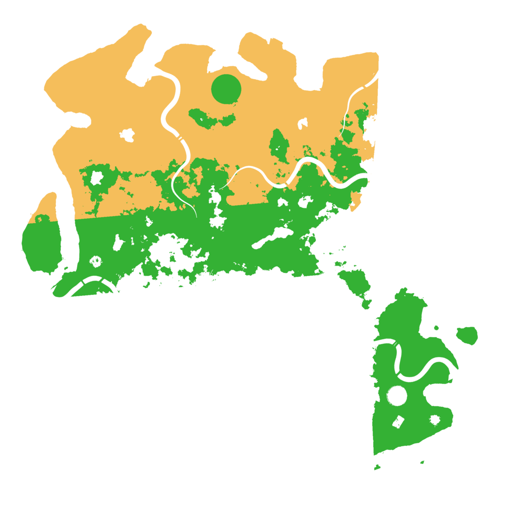 Biome Rust Map: Procedural Map, Size: 4500, Seed: 295446319