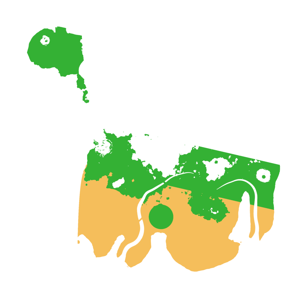 Biome Rust Map: Procedural Map, Size: 3250, Seed: 69184040