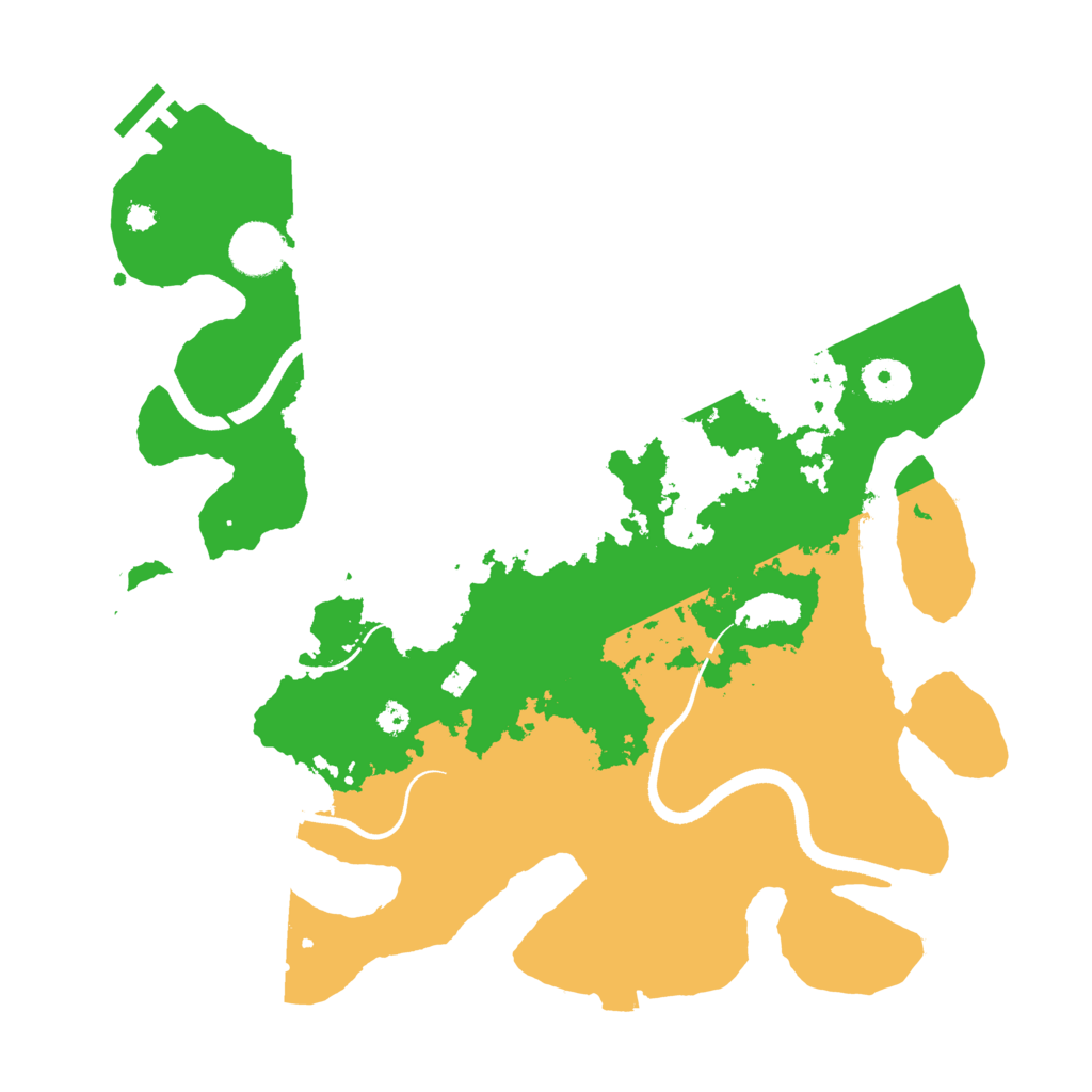 Biome Rust Map: Procedural Map, Size: 3500, Seed: 763037858