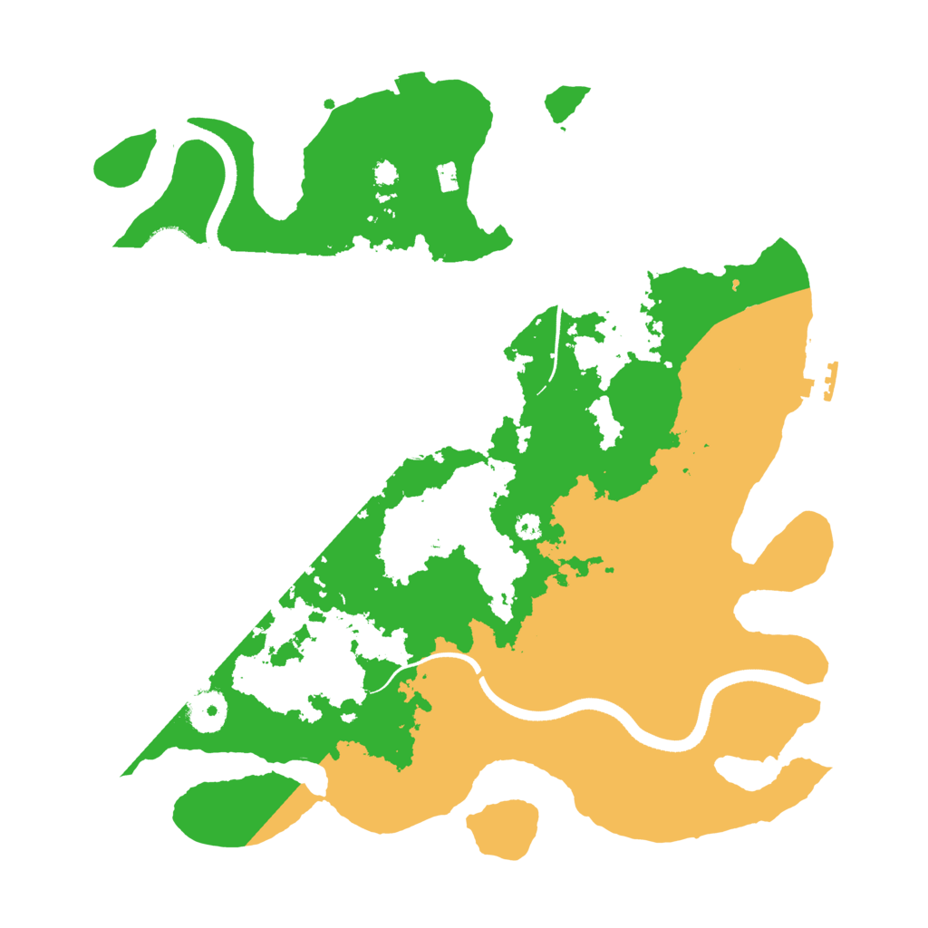 Biome Rust Map: Procedural Map, Size: 3500, Seed: 1760955254