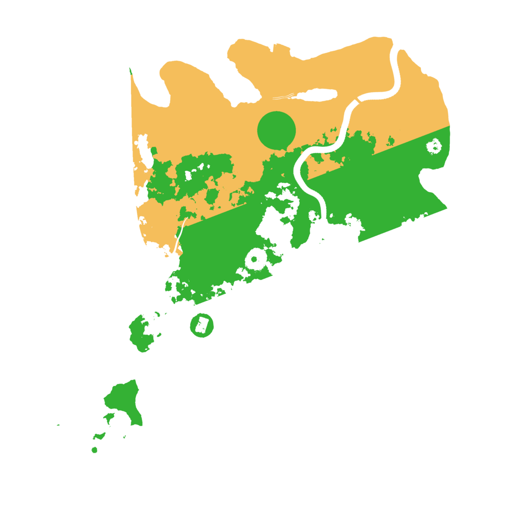 Biome Rust Map: Procedural Map, Size: 3500, Seed: 650900