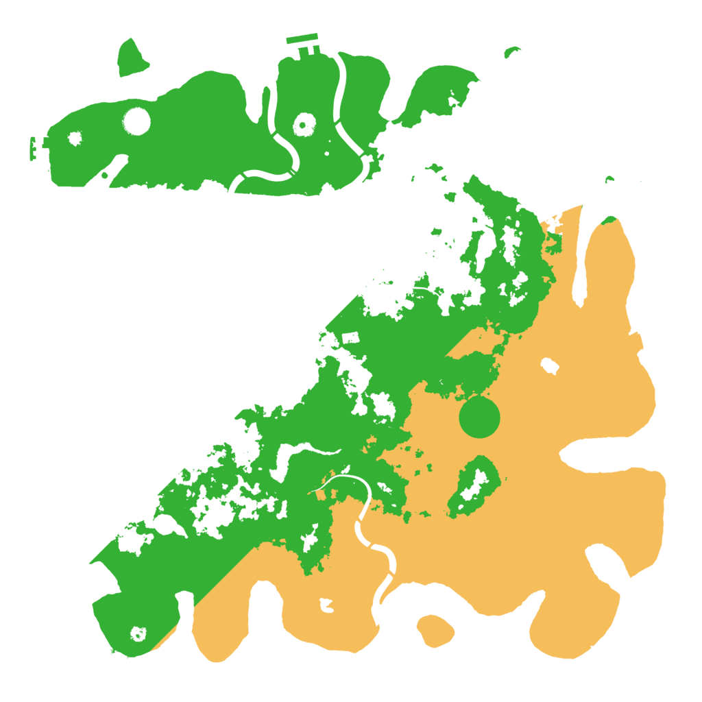 Biome Rust Map: Procedural Map, Size: 4500, Seed: 124271601