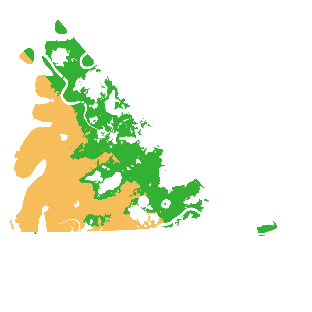 Biome Rust Map: Procedural Map, Size: 5000, Seed: 123445667