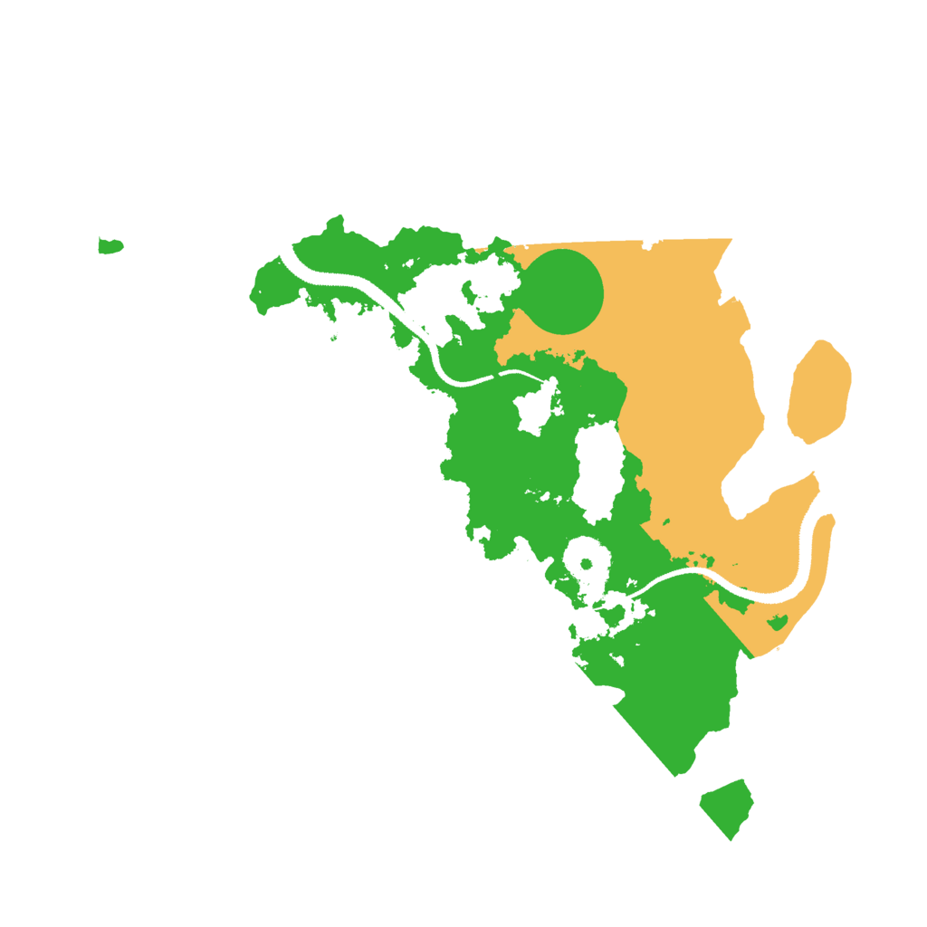 Biome Rust Map: Procedural Map, Size: 3000, Seed: 387778781