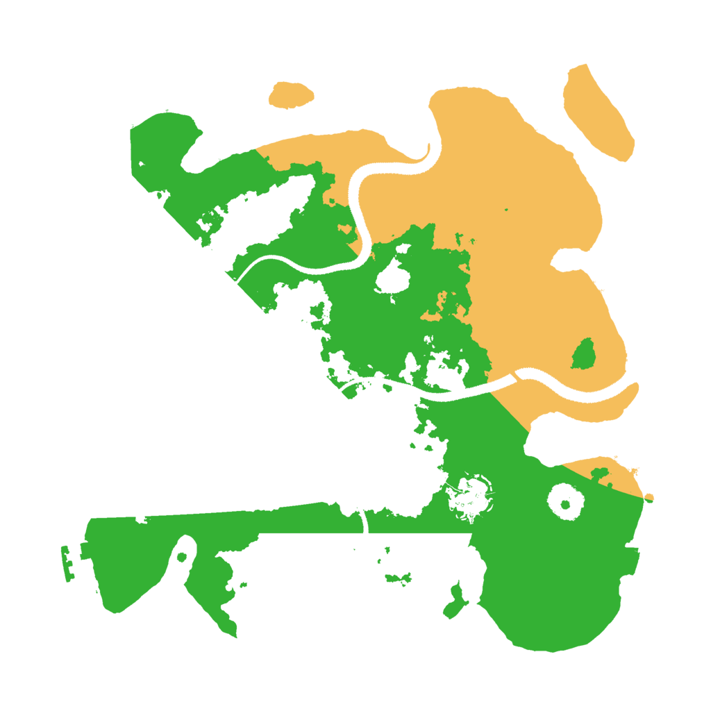 Biome Rust Map: Procedural Map, Size: 3000, Seed: 1414809294