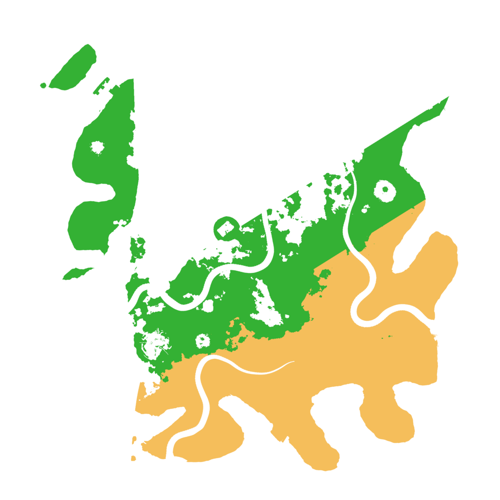 Biome Rust Map: Procedural Map, Size: 3500, Seed: 430863925