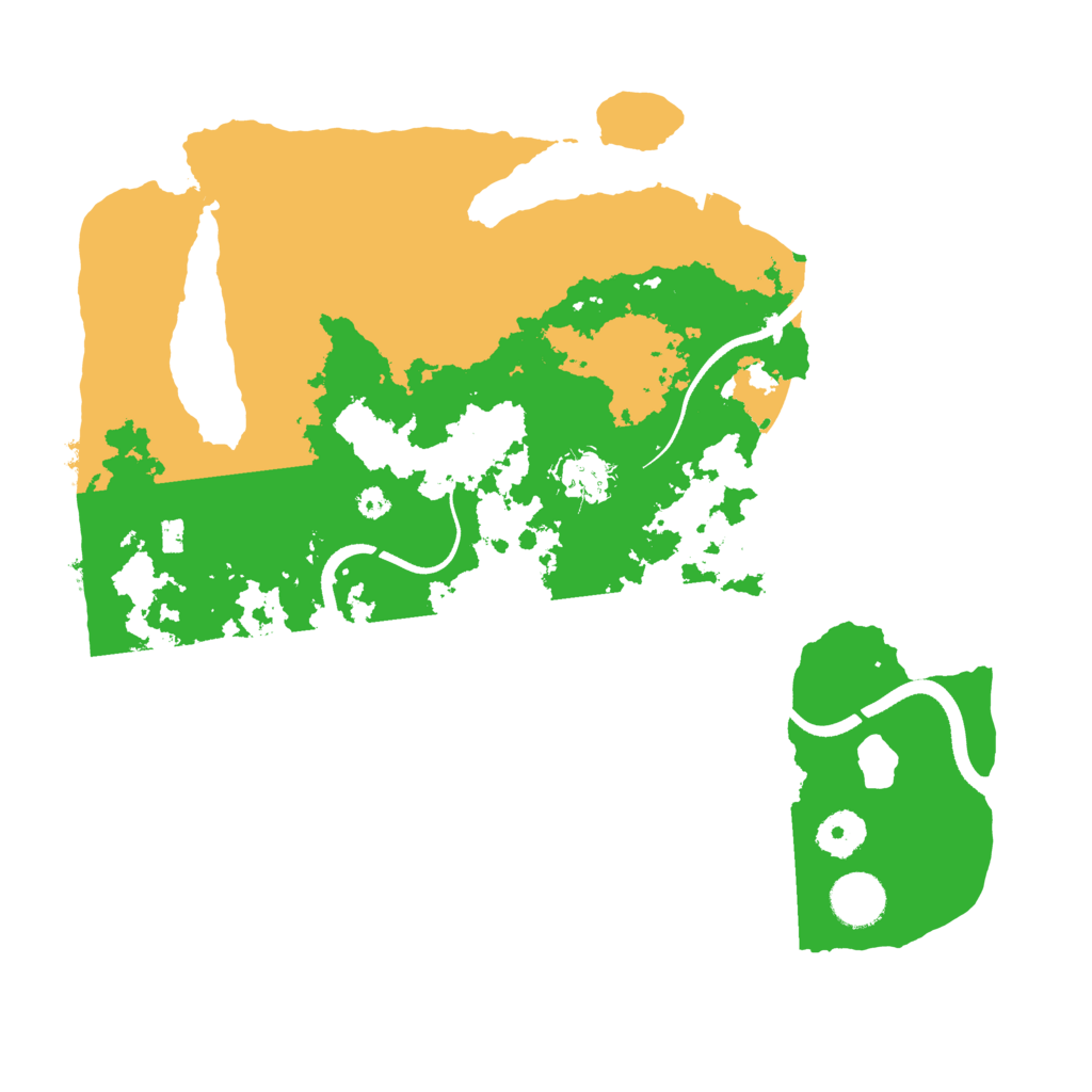 Biome Rust Map: Procedural Map, Size: 3500, Seed: 843244179