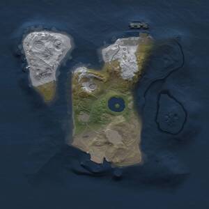 Thumbnail Rust Map: Procedural Map, Size: 1900, Seed: 1886, 3 Monuments