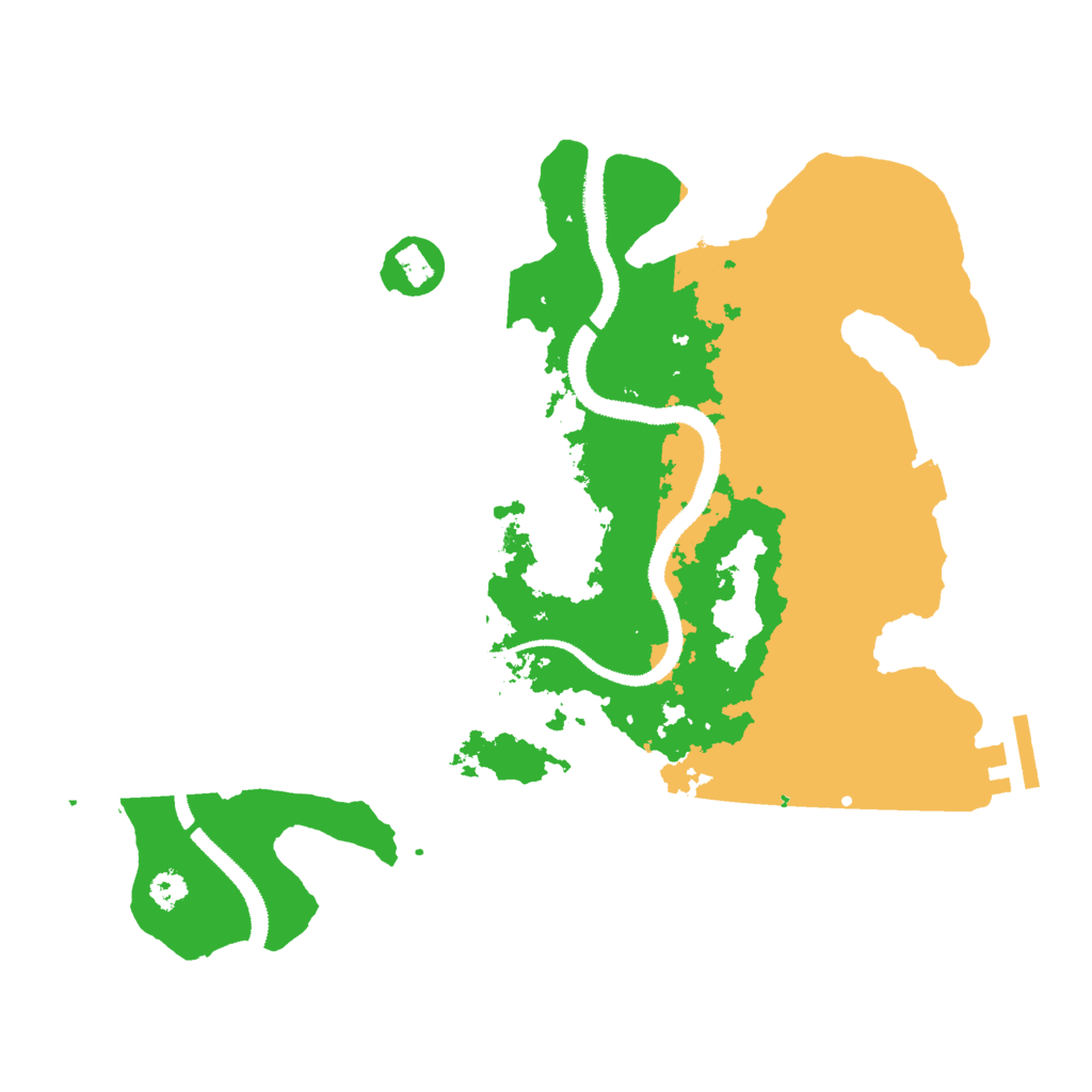 Biome Rust Map: Procedural Map, Size: 3000, Seed: 751584706