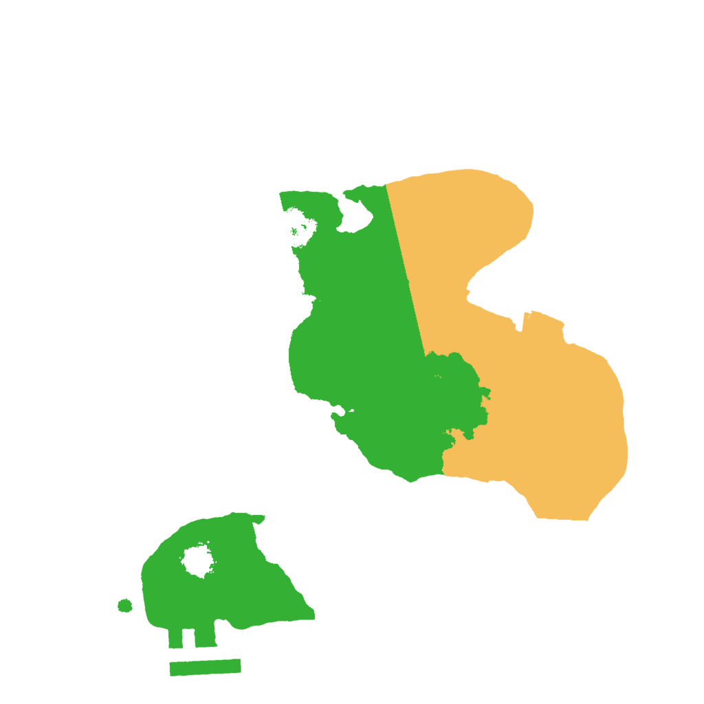 Biome Rust Map: Procedural Map, Size: 2000, Seed: 118078382