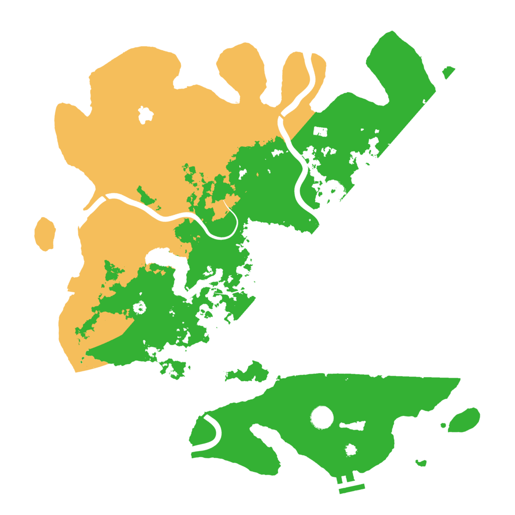 Biome Rust Map: Procedural Map, Size: 4000, Seed: 9685