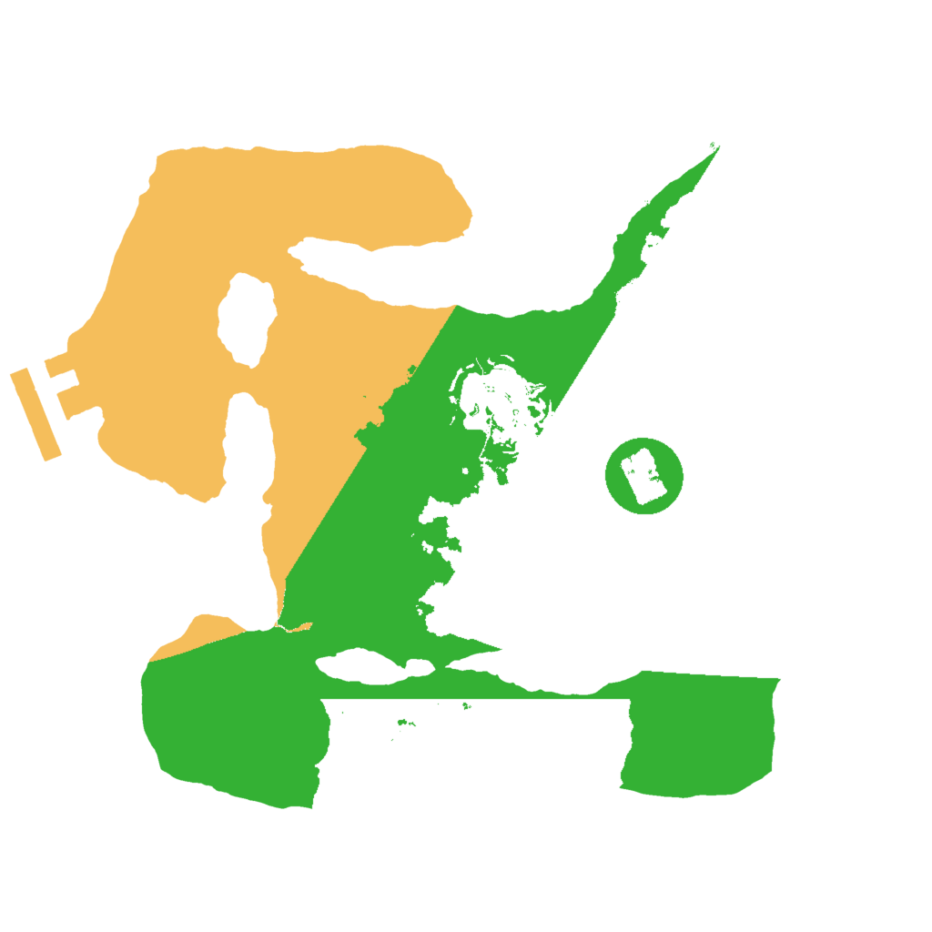 Biome Rust Map: Procedural Map, Size: 2000, Seed: 1285397497