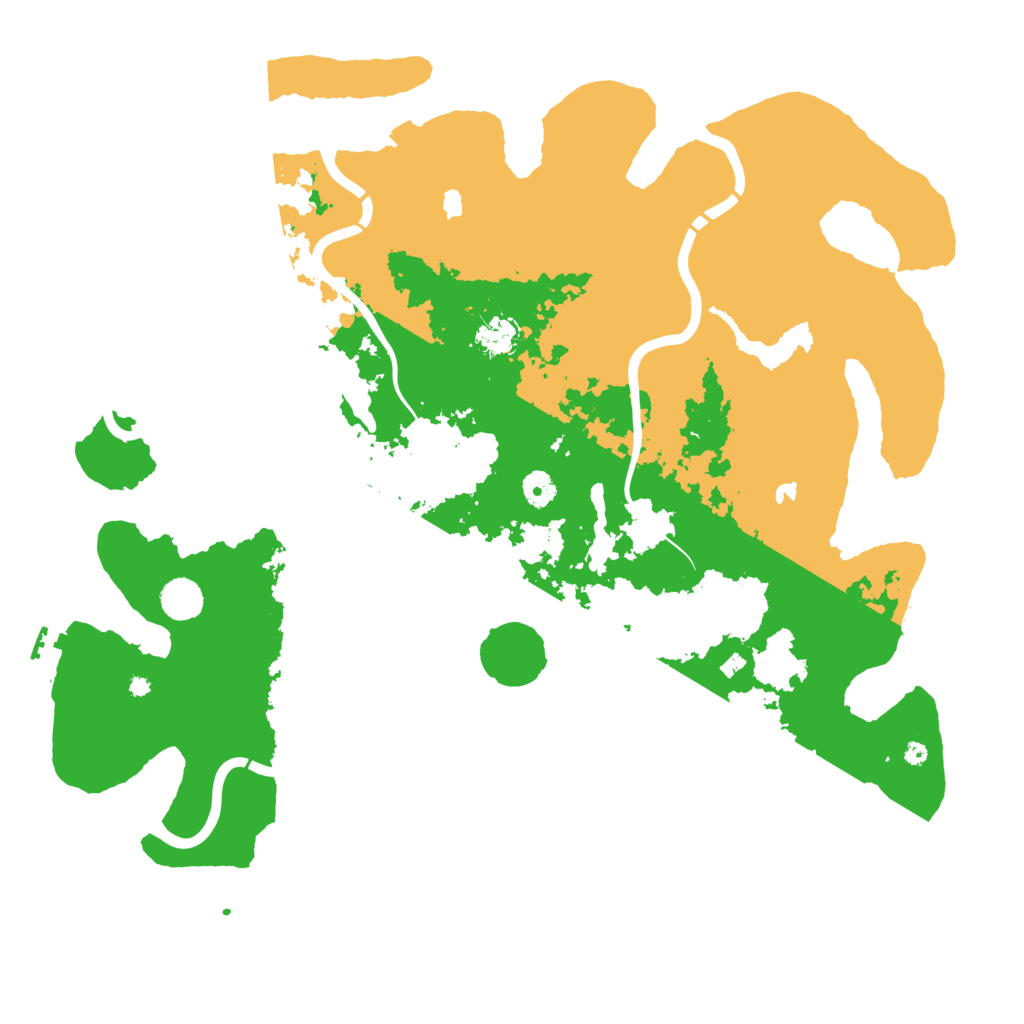 Biome Rust Map: Procedural Map, Size: 4500, Seed: 825166239