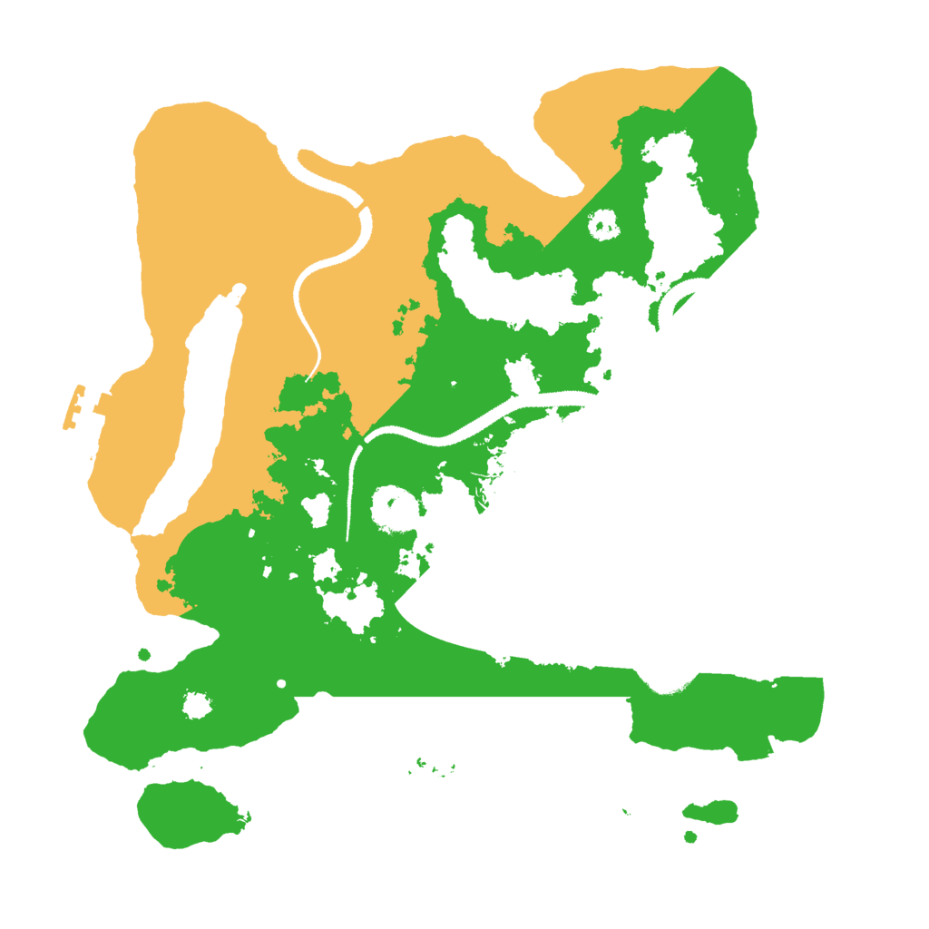 Biome Rust Map: Procedural Map, Size: 3000, Seed: 4770