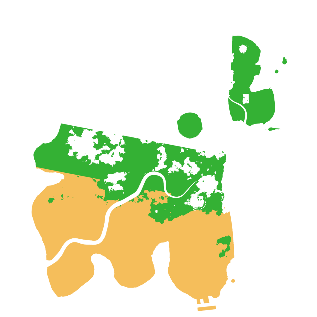 Biome Rust Map: Procedural Map, Size: 3500, Seed: 282161295