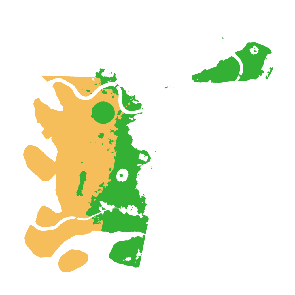 Biome Rust Map: Procedural Map, Size: 3500, Seed: 87569324