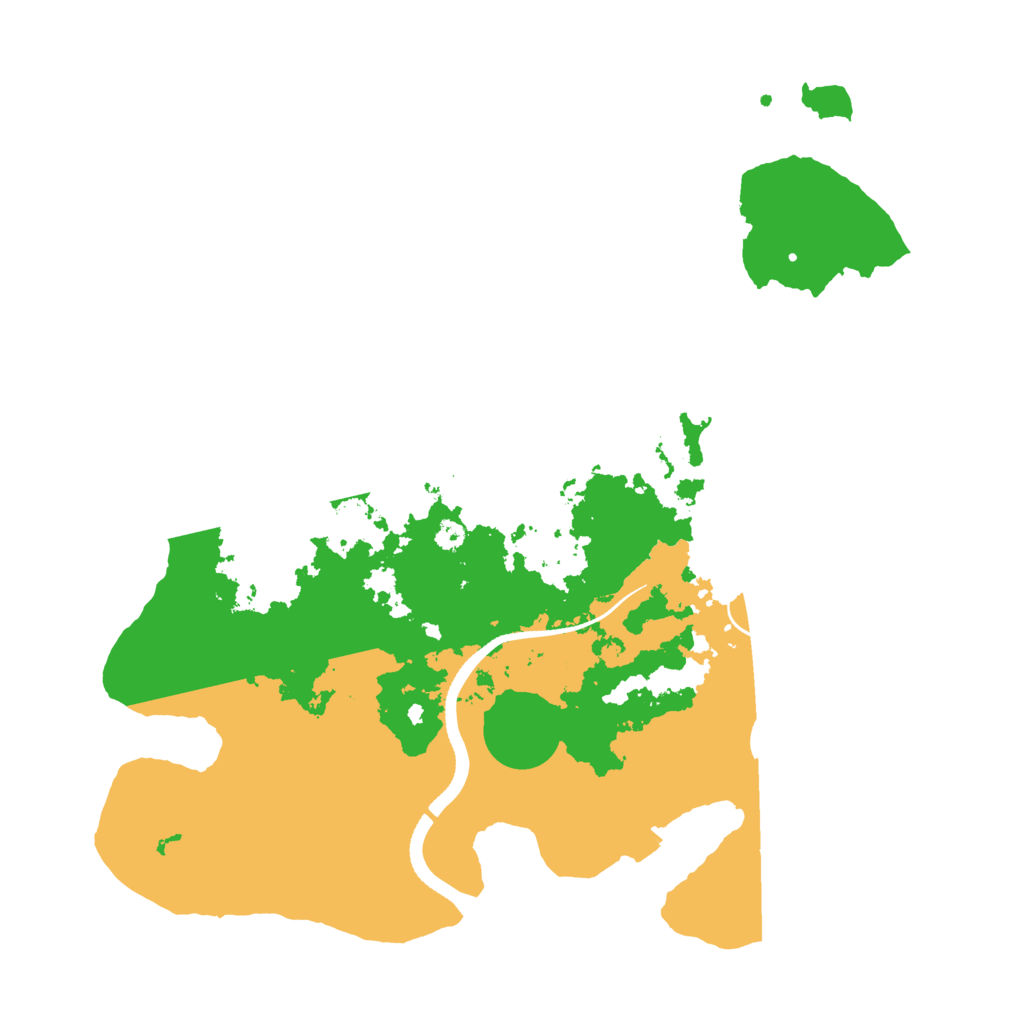 Biome Rust Map: Procedural Map, Size: 3500, Seed: 1714759783