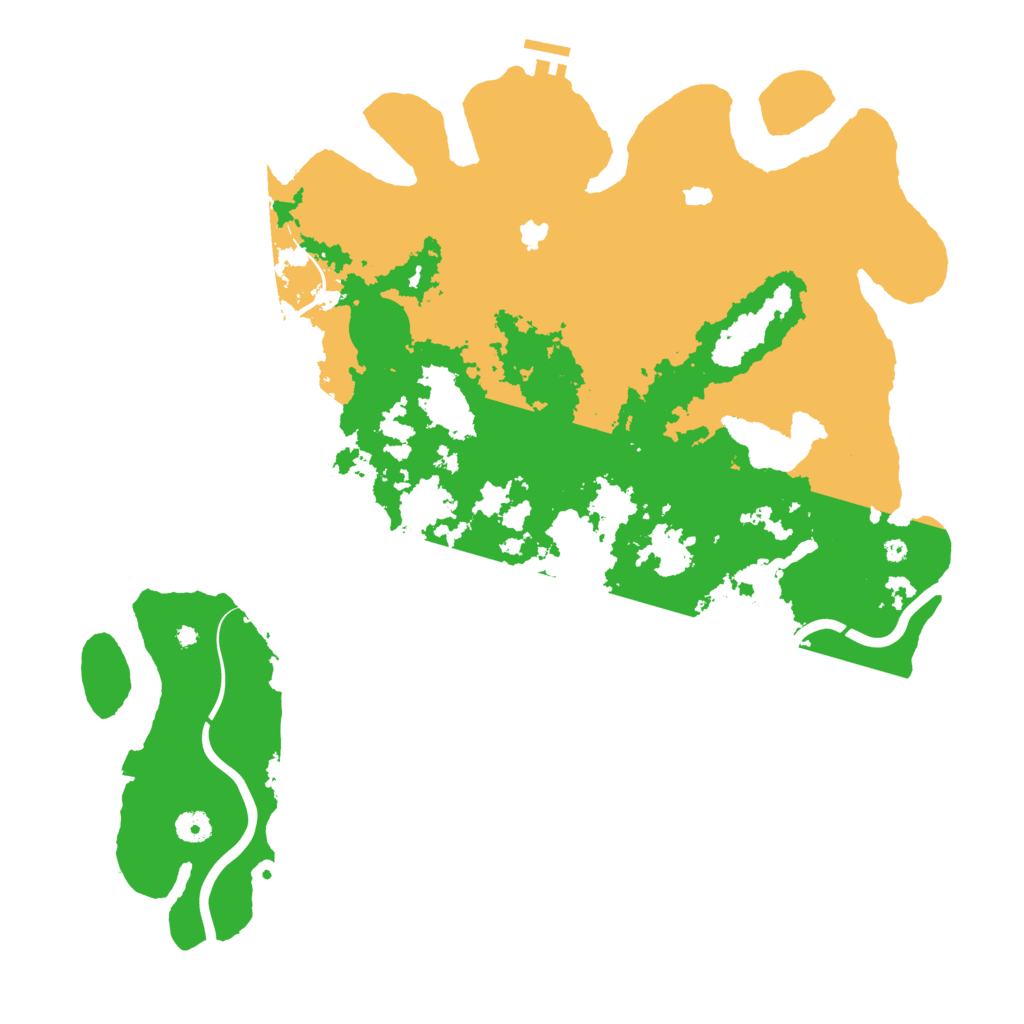 Biome Rust Map: Procedural Map, Size: 4500, Seed: 15624441