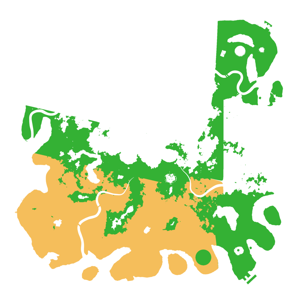 Biome Rust Map: Procedural Map, Size: 5000, Seed: 485818686