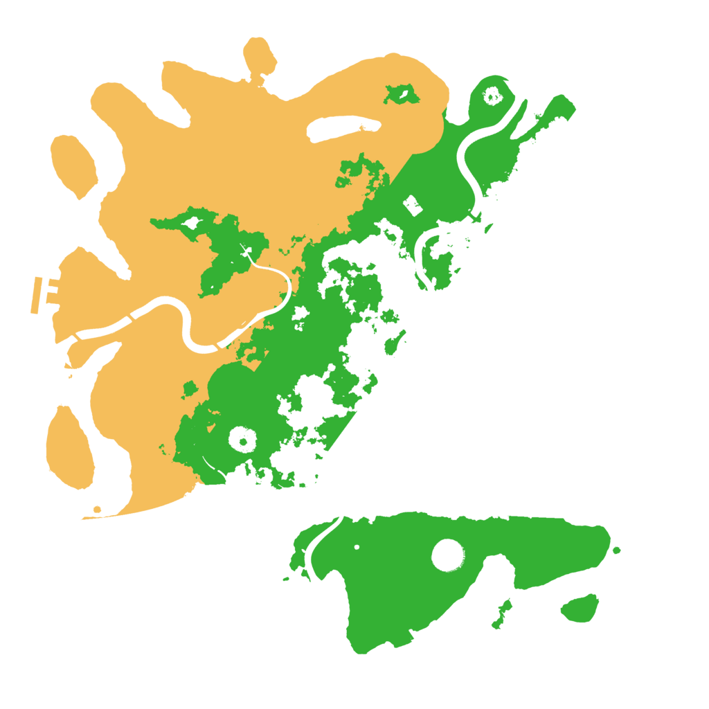 Biome Rust Map: Procedural Map, Size: 3900, Seed: 1658108725